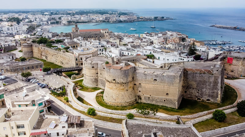 Veduta di Otranto in Puglia